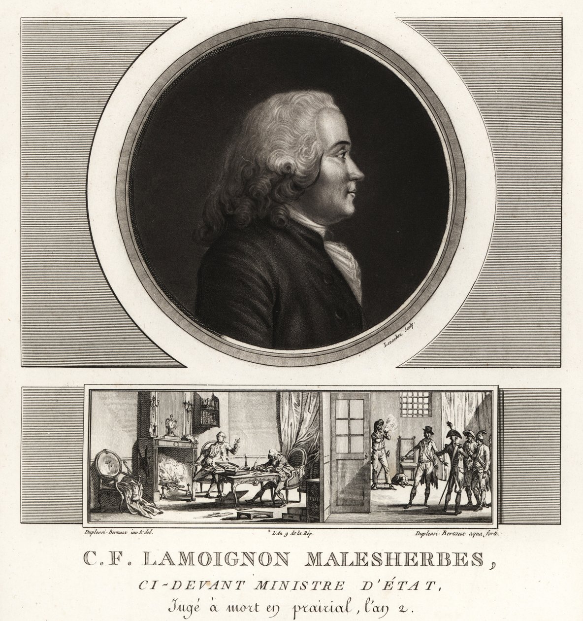 Guillaume-Chretien de Lamoignon de Malesherbes, francouzský státník, státní ministr od Unbekannt