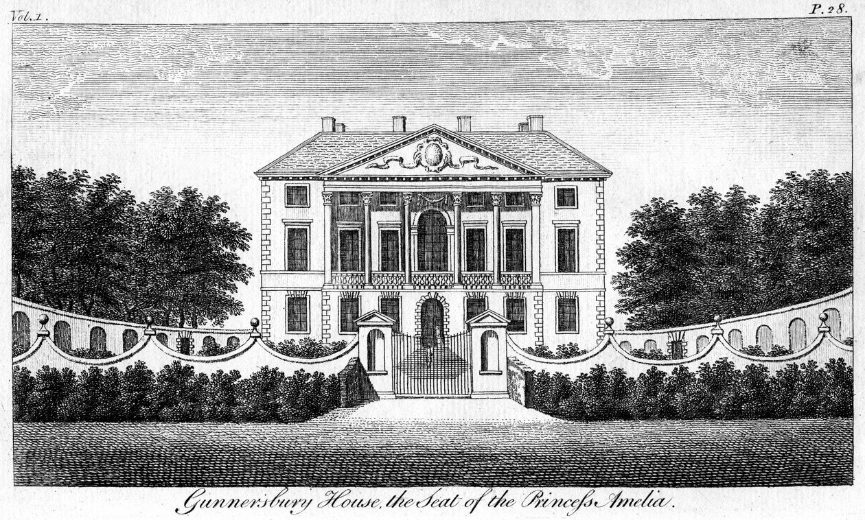 Gunnersbury House, sídlo princezny Amelie od Unbekannt