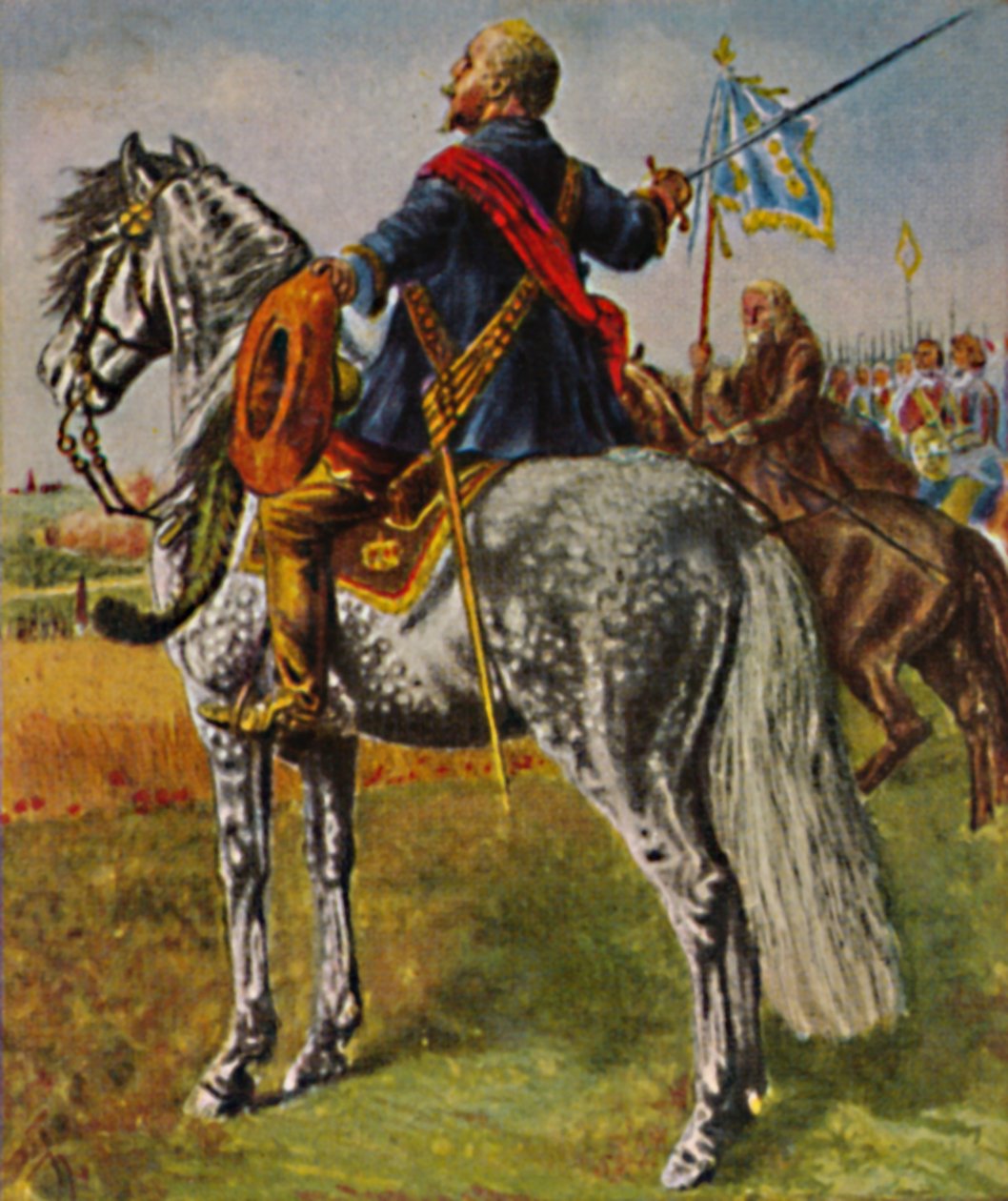 Gustav Adolf 1594-1632. Podle obrazu W. Camphausena, 1934. od Unbekannt