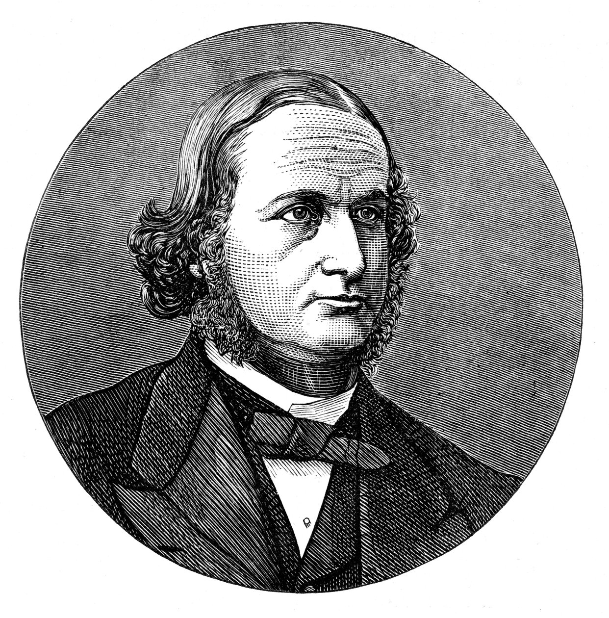 Gustav Robert Kirchhoff , německý fyzik, 1876 od Unbekannt