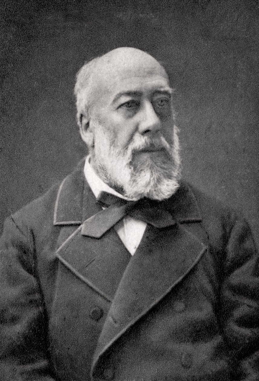 Gustave Nadaud , francouzský skladatel, 1880 od Unbekannt