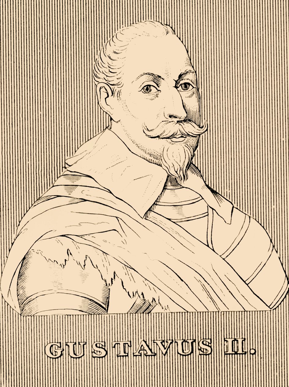 Gustav II, 1594-1632, 1830. od Unbekannt