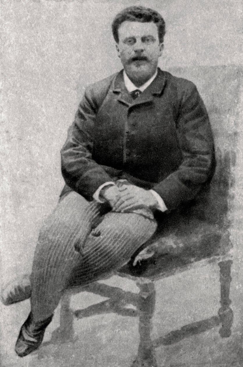 Guy de Maupassant, francouzský autor, 1890 od Unbekannt