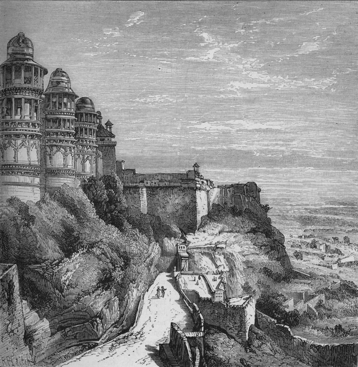 Gwalior, c1880 od Unbekannt