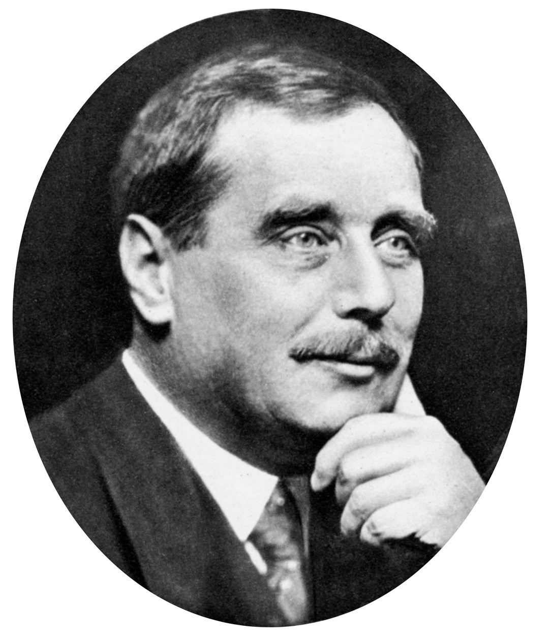 HG Wells 1865-1946, anglický romanopisec, spisovatel a populární historik, c1925 od Unbekannt
