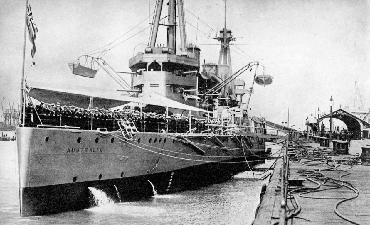 HMAS Australia, bitevní křižník třídy Infatigable, červen 1913 1936 od Unbekannt