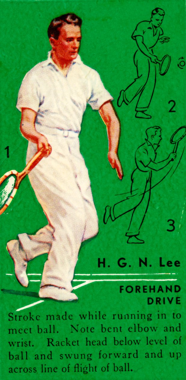 H. G. N. Lee - Forehand Drive, c1935. od Unbekannt