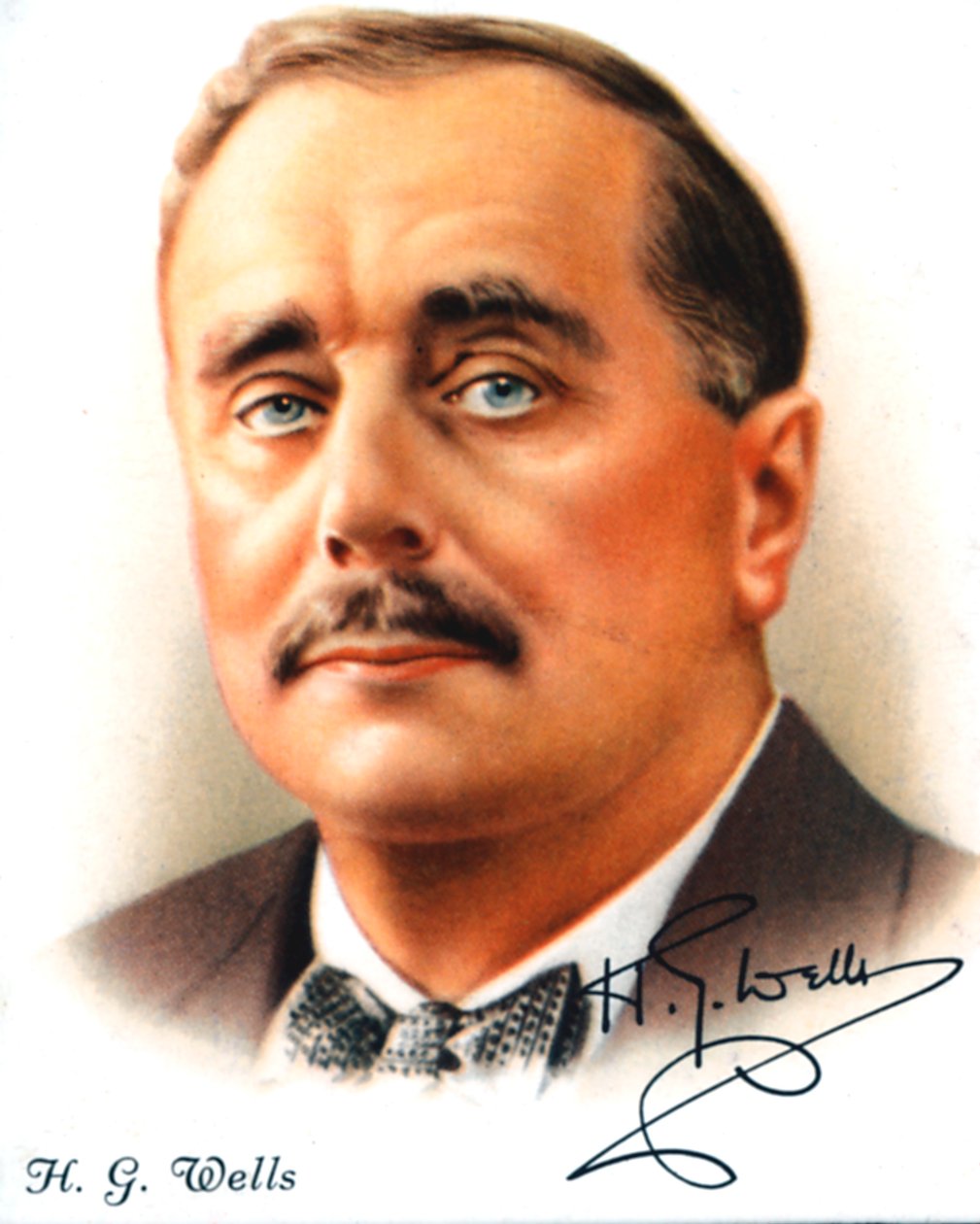 H. G. Wells , anglický spisovatel a populární historik, 1927 od Unbekannt
