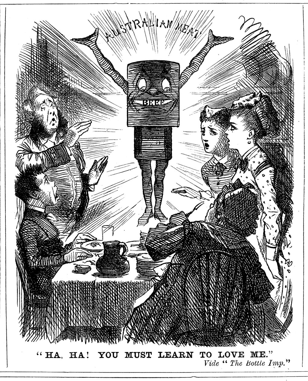 Ha, Ha! Musíte se naučit milovat mě, 1873 od Unbekannt