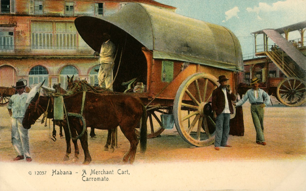 Havana - Obchodní vozík, vůz, c1910. od Unbekannt