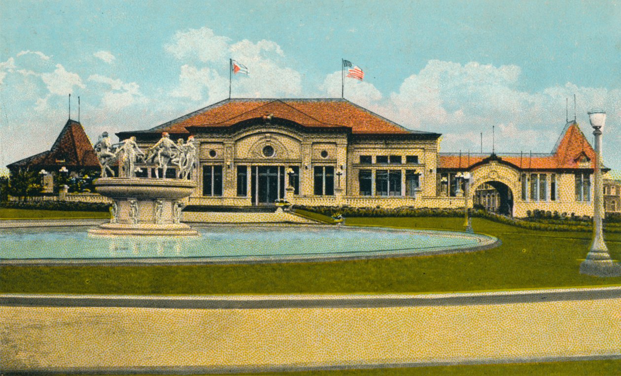 Havana: Plážové kasino. Národní kasino v Marianao, c1910 od Unbekannt