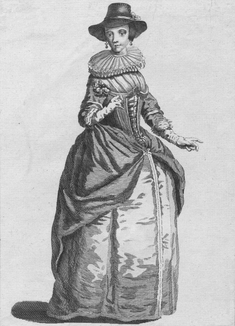Zvyk lady Mayoress z Londýna v roce 1640, 1776 od Unbekannt