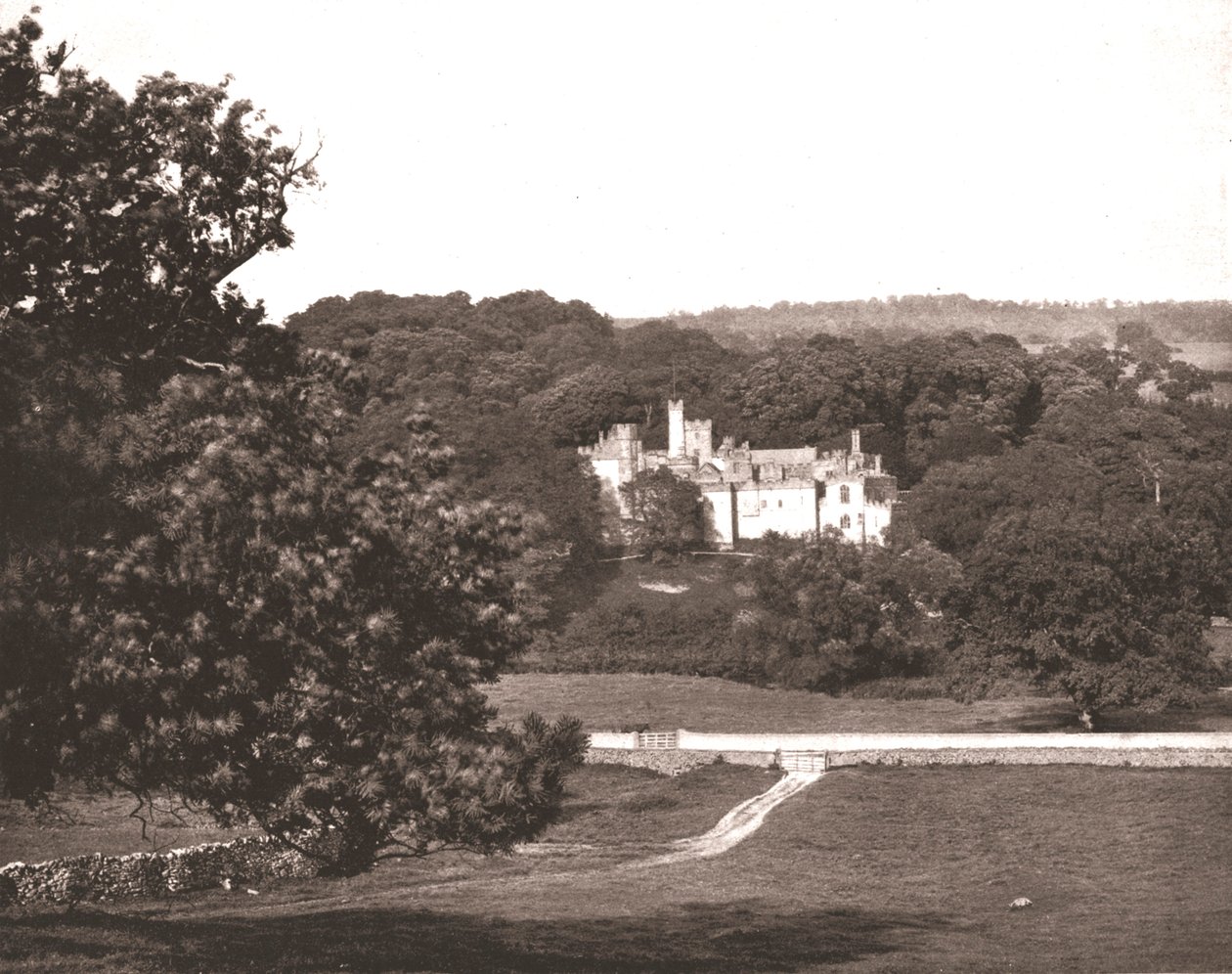 Haddon Hall, poblíž Bakewell, Derbyshire, 1894. od Unbekannt