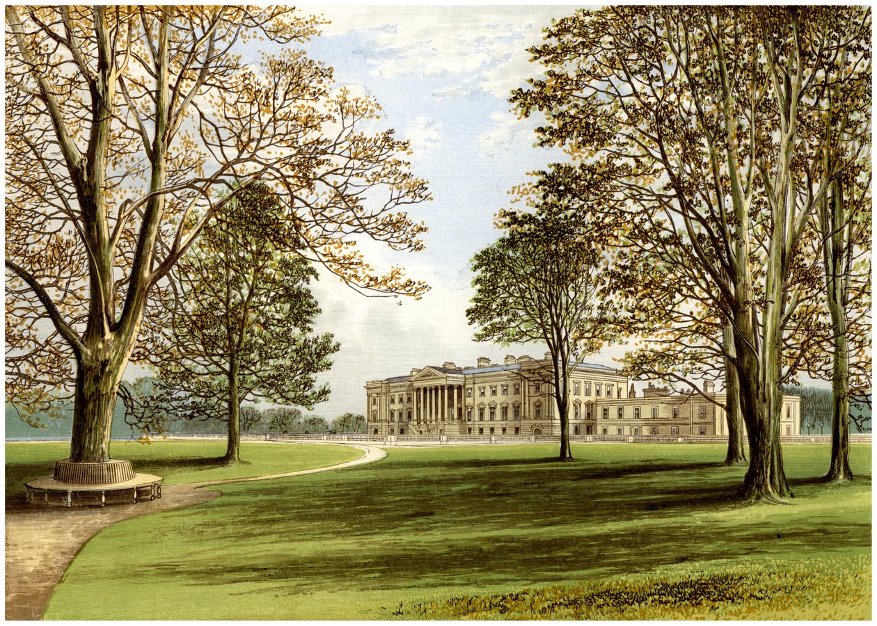 Hamilton Palace, South Lanarkshire, Skotsko, domov vévody z Hamiltonu, c1880 od Unbekannt