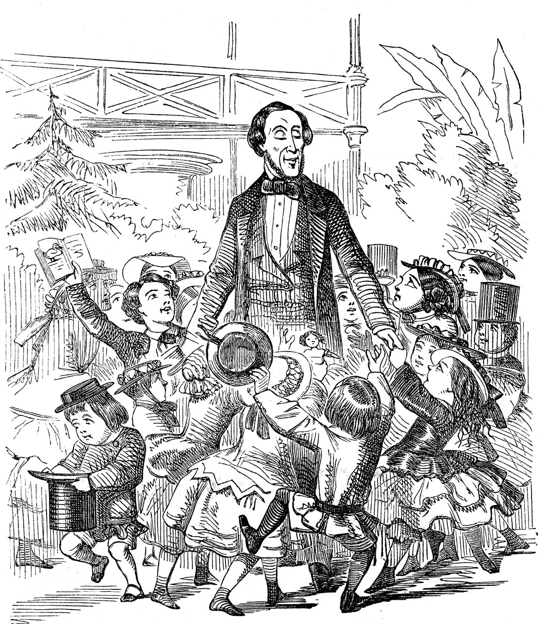 Hans Christian Andersen 1805-1875, dánský autor, 1857 od Unbekannt
