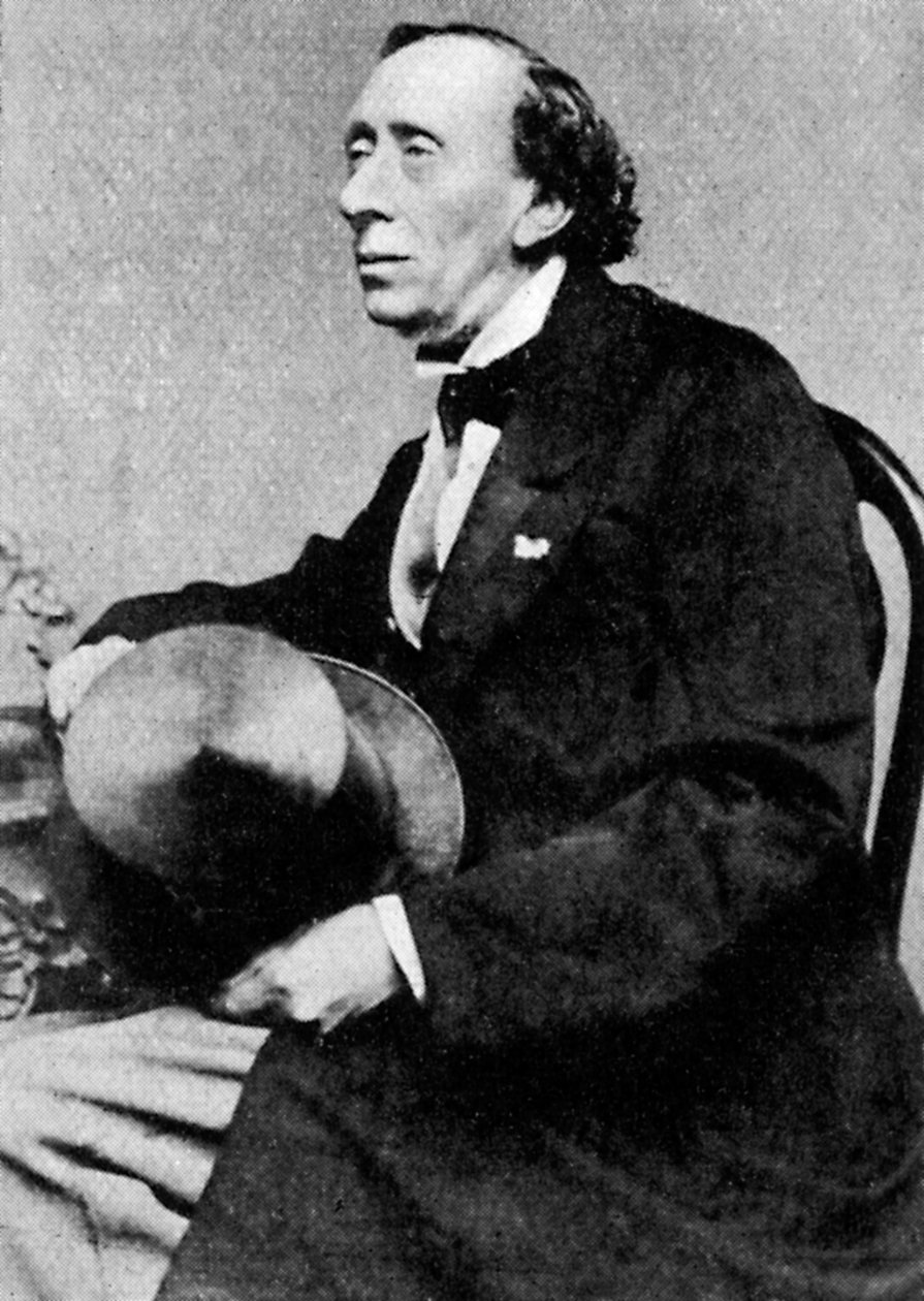 Hans Christian Andersen, dánský spisovatel a básník, polovina 19. století od Unbekannt