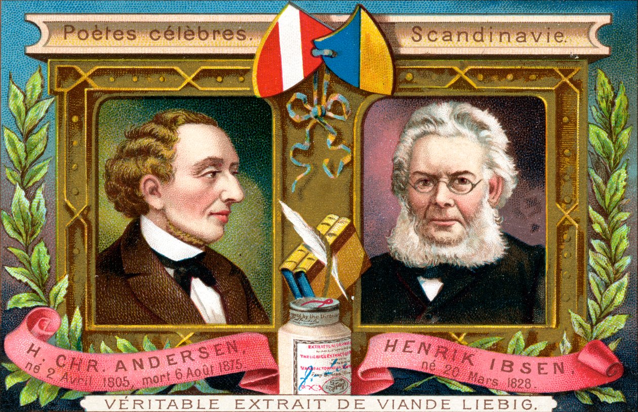 Hans Christian Anderson a Henrik Ibsen, c1900 od Unbekannt