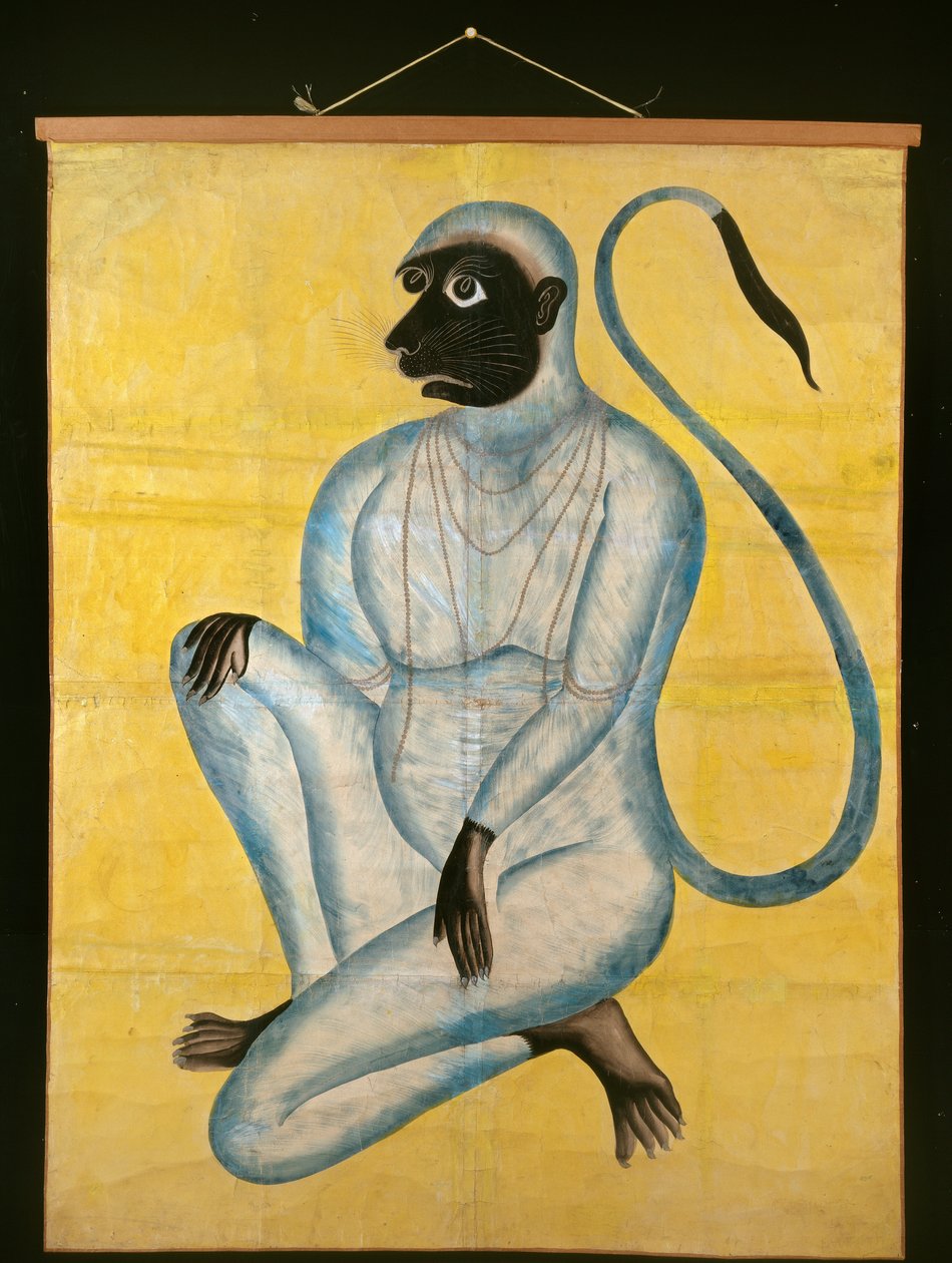 Hanuman, opičí bůh, c1870 od Unbekannt