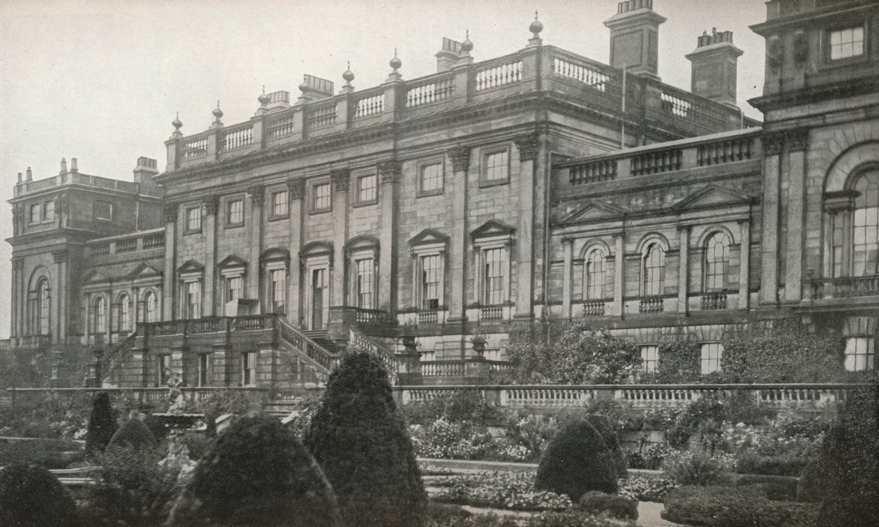 Harewood House, sídlo Rt. Honzo Hrabě z Harewood, c1913 od Unbekannt