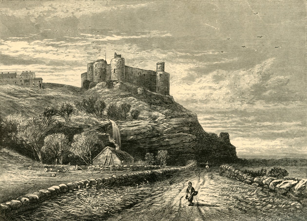 Zámek Harlech, 1898. od Unbekannt