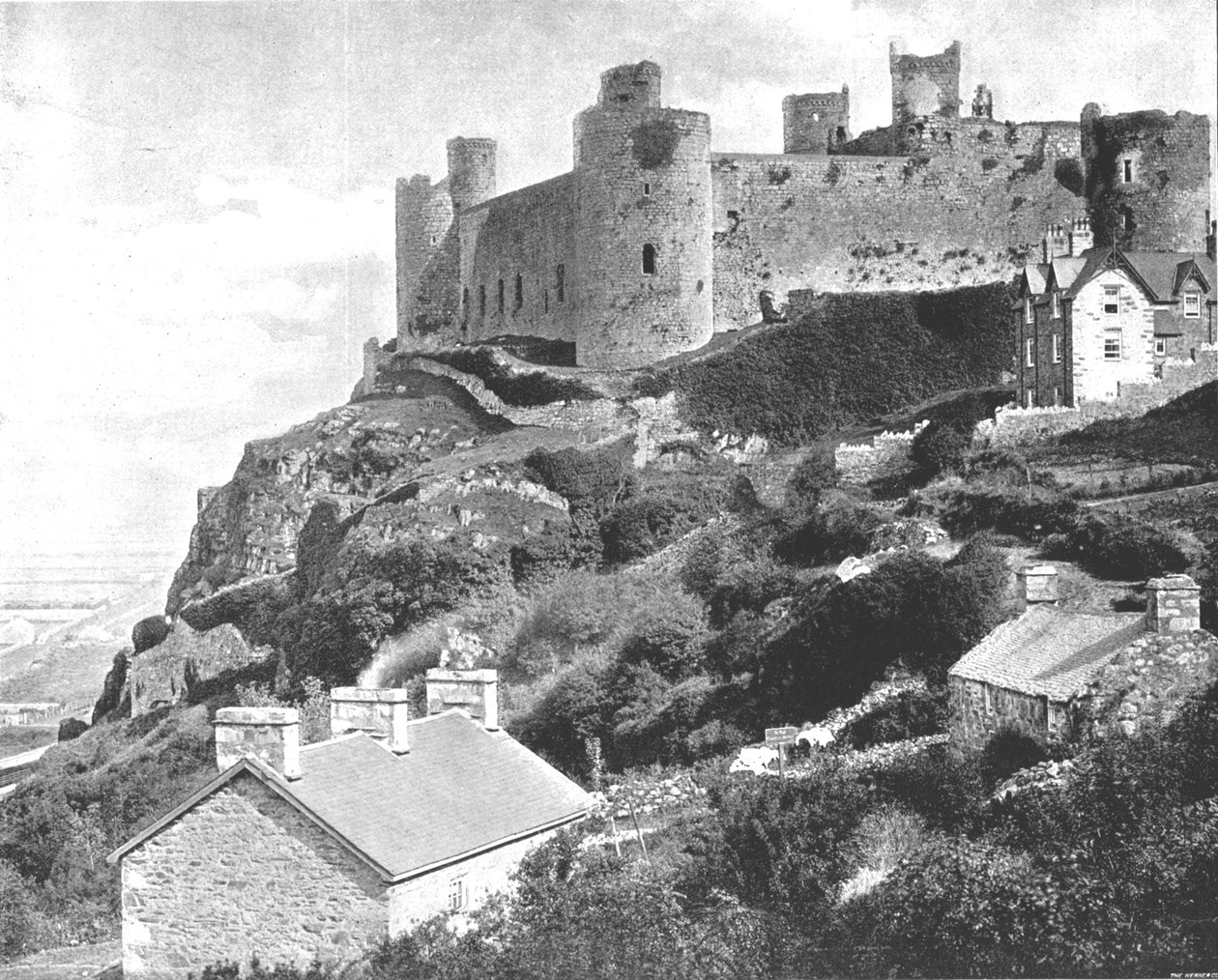 Hrad Harlech, Merionethshire, Wales, 1894. od Unbekannt