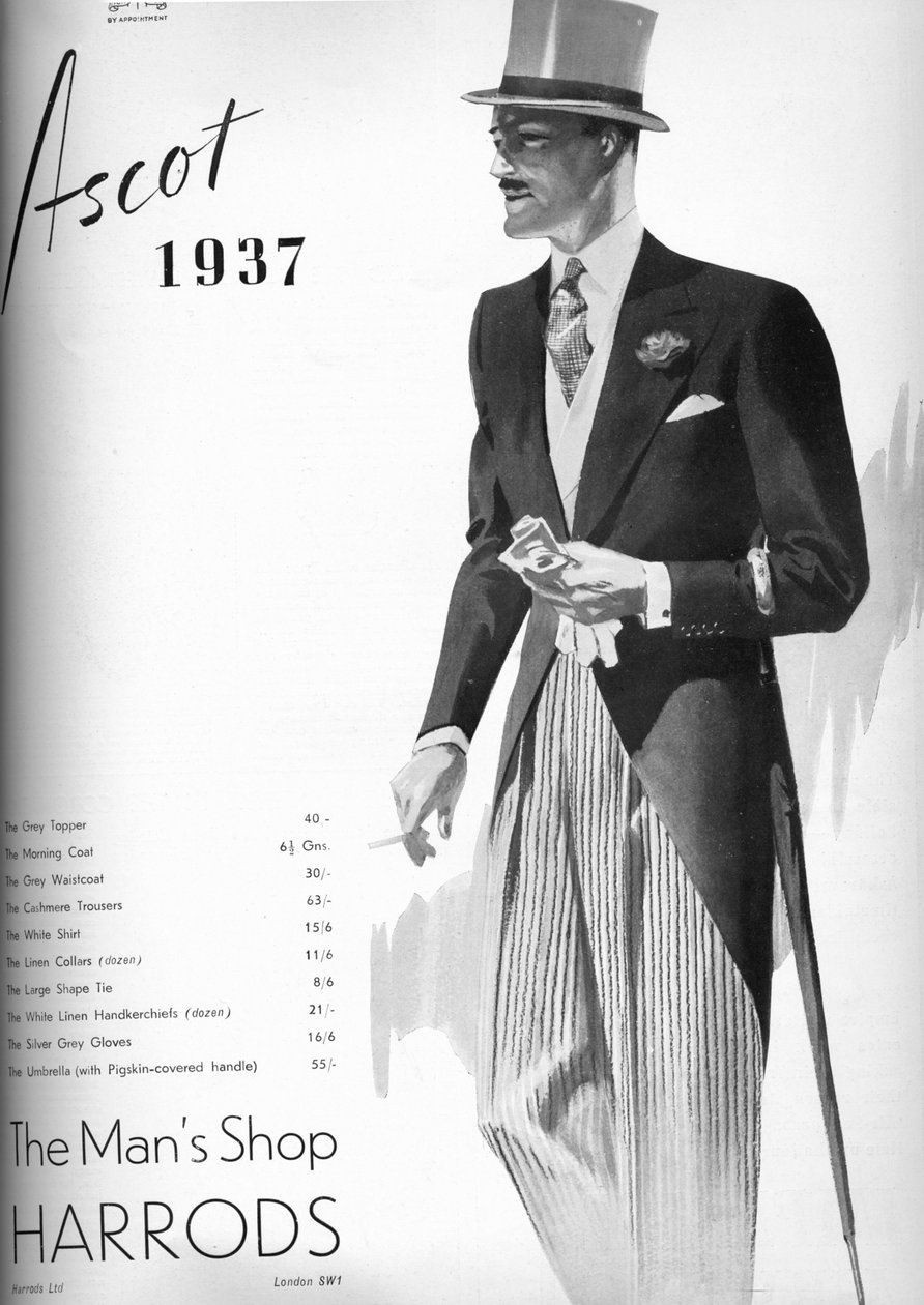 Harrods: The Mans Shop - Ascot 1937, 1937 od Unbekannt