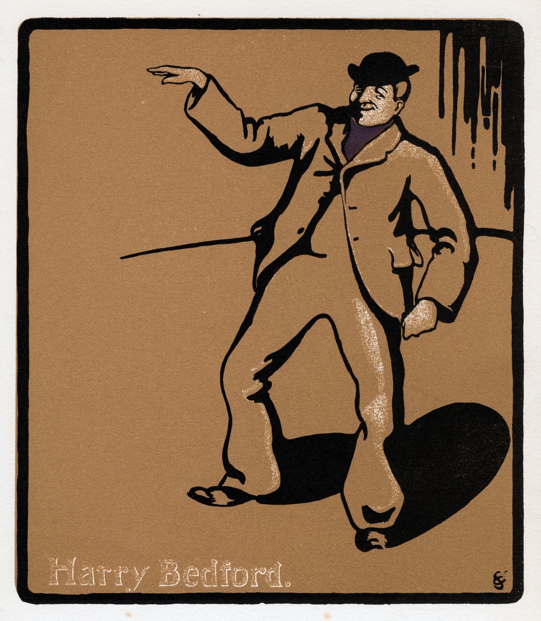 Harry Bedford, divadelník, konec 19. století od Unbekannt