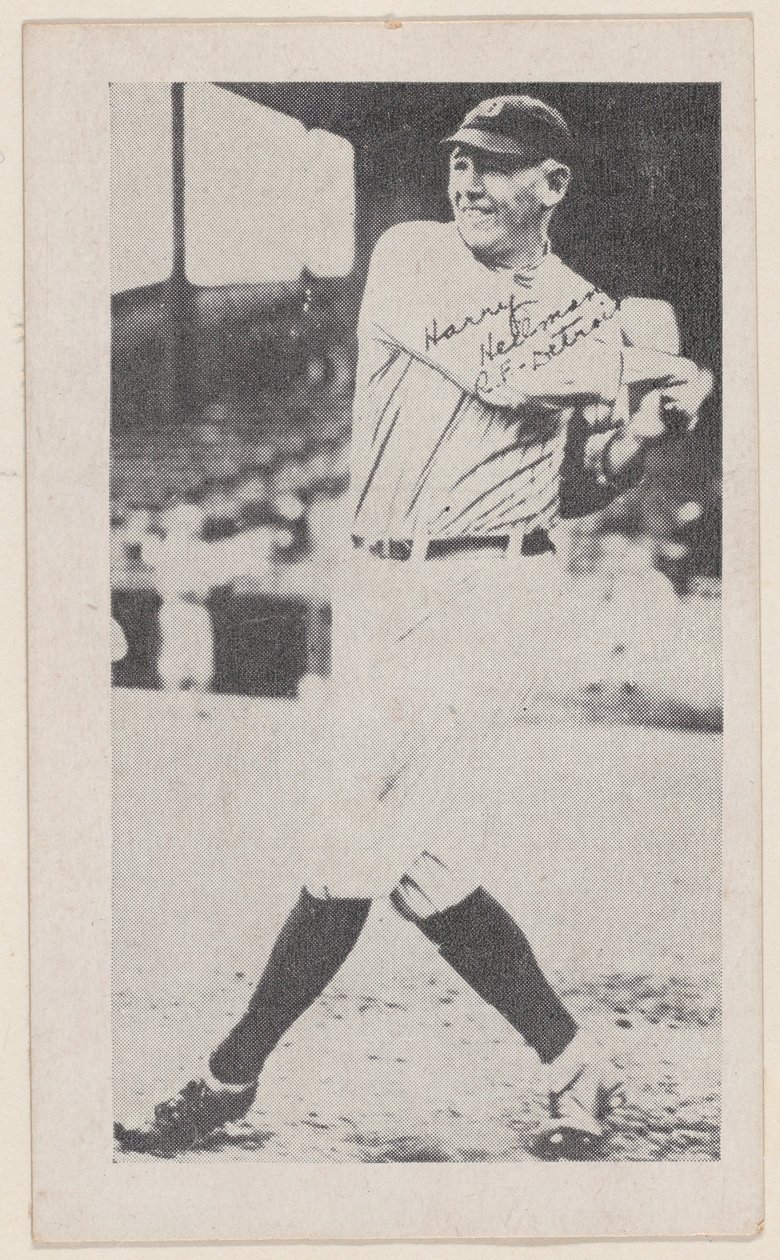 Harry Heilmann, R.F, Detroit, od Baseball strip cards W575-2, ca. 1921-22. od Unbekannt