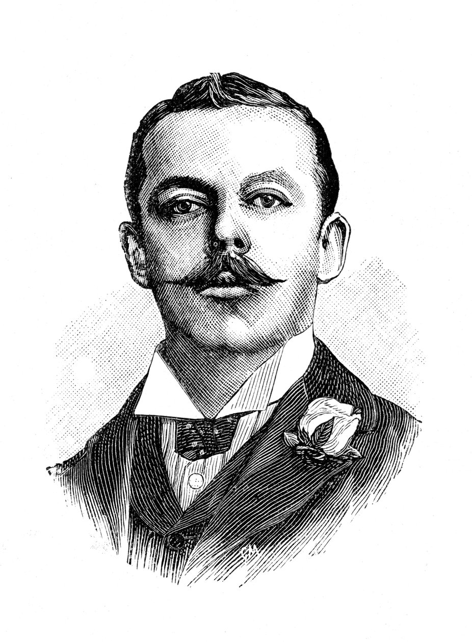 Harry John Lawson, anglický vynálezce bezpečnostního kola, 19. století od Unbekannt