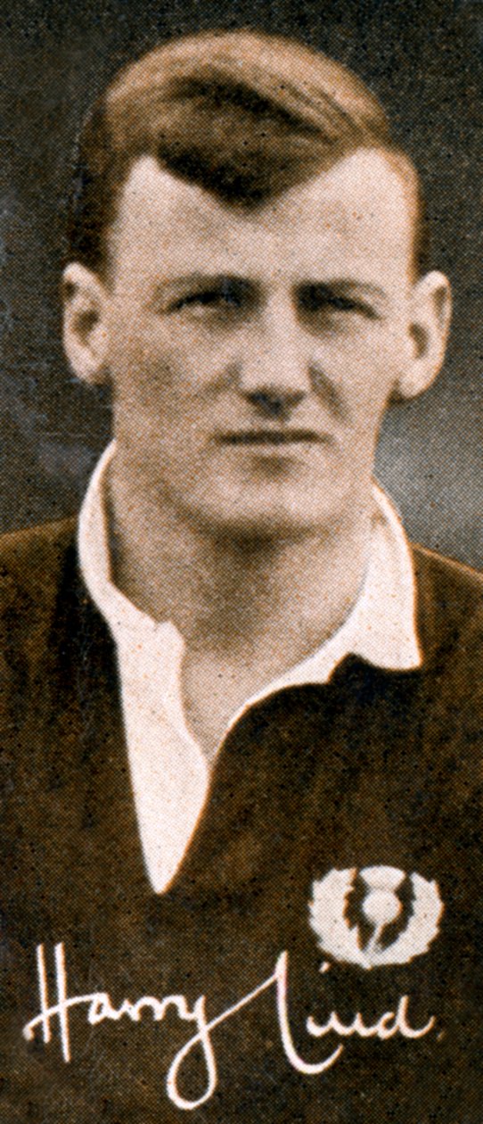 Harry Lind 1906-1986, skotský mezinárodní hráč rugby, 1935 od Unbekannt