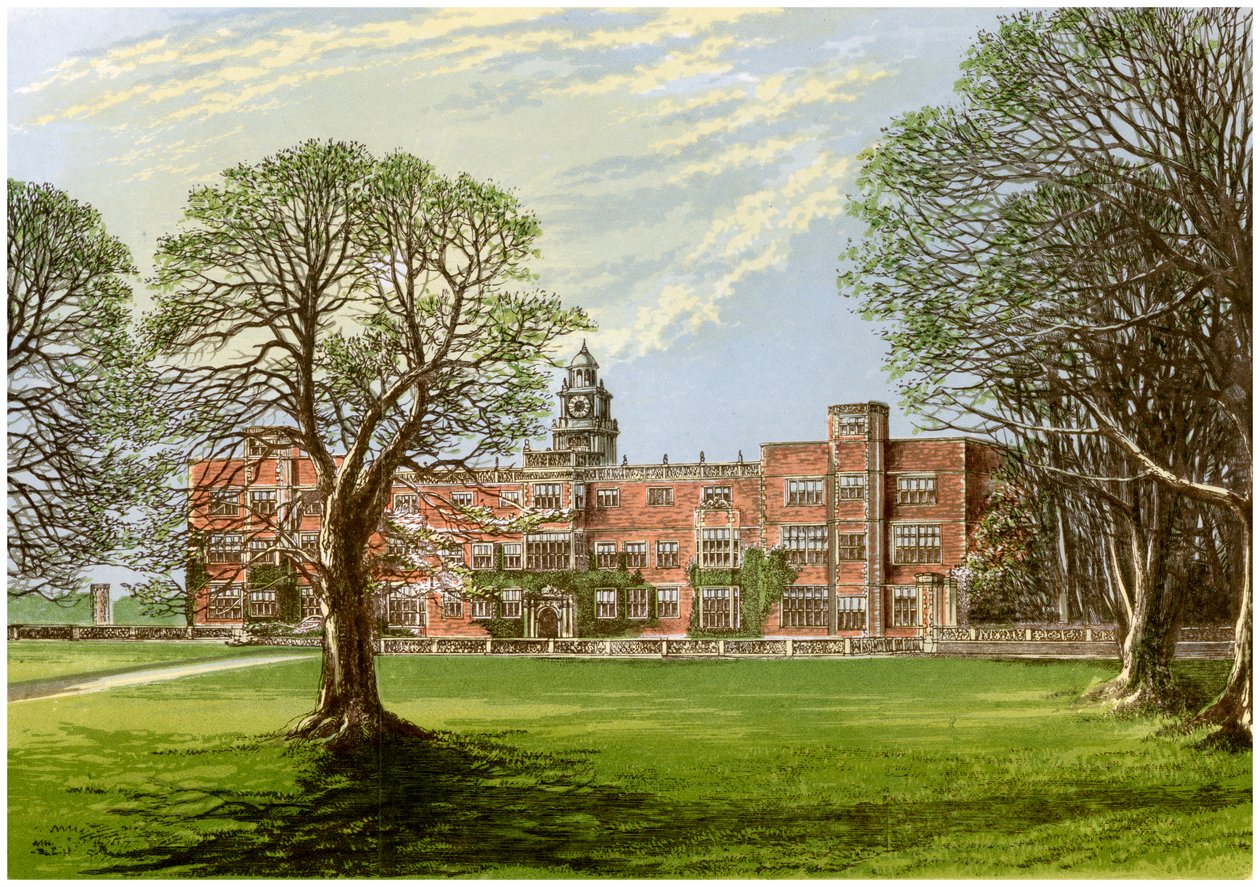 Hatfield House, Hertfordshire, domov markýze ze Salisbury, 1880 od Unbekannt