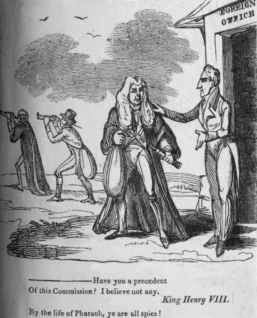 Máte precedens této komise, myslím, že ne žádné, c1820. od Unbekannt
