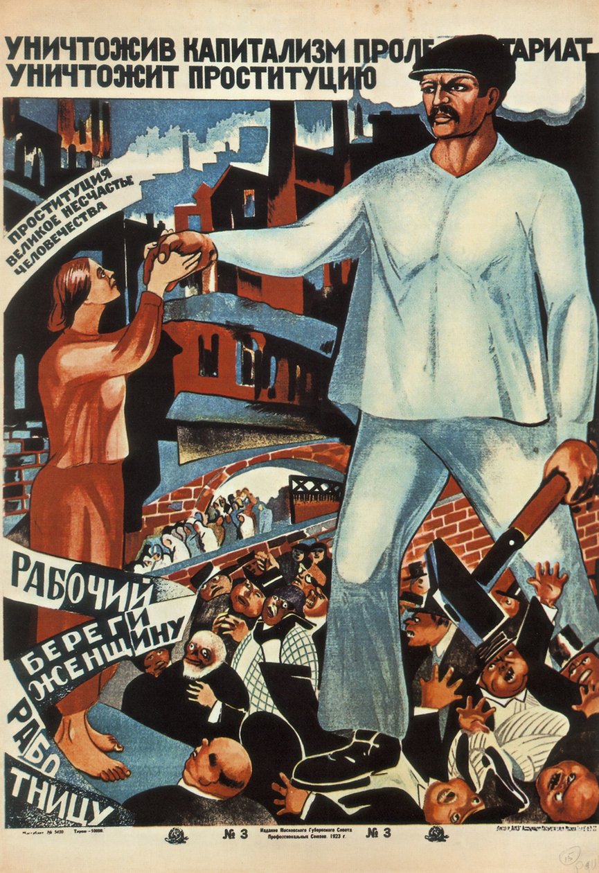 Po zničení kapitalismu proletariát zruší prostituci!, 1923 od Unbekannt