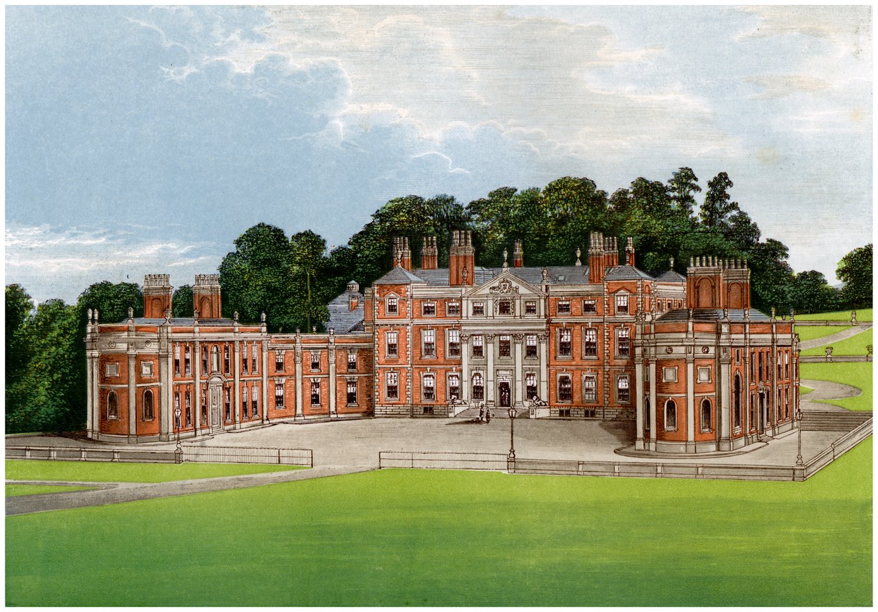 Hawkestone, domov Viscount Hill, c1880 od Unbekannt