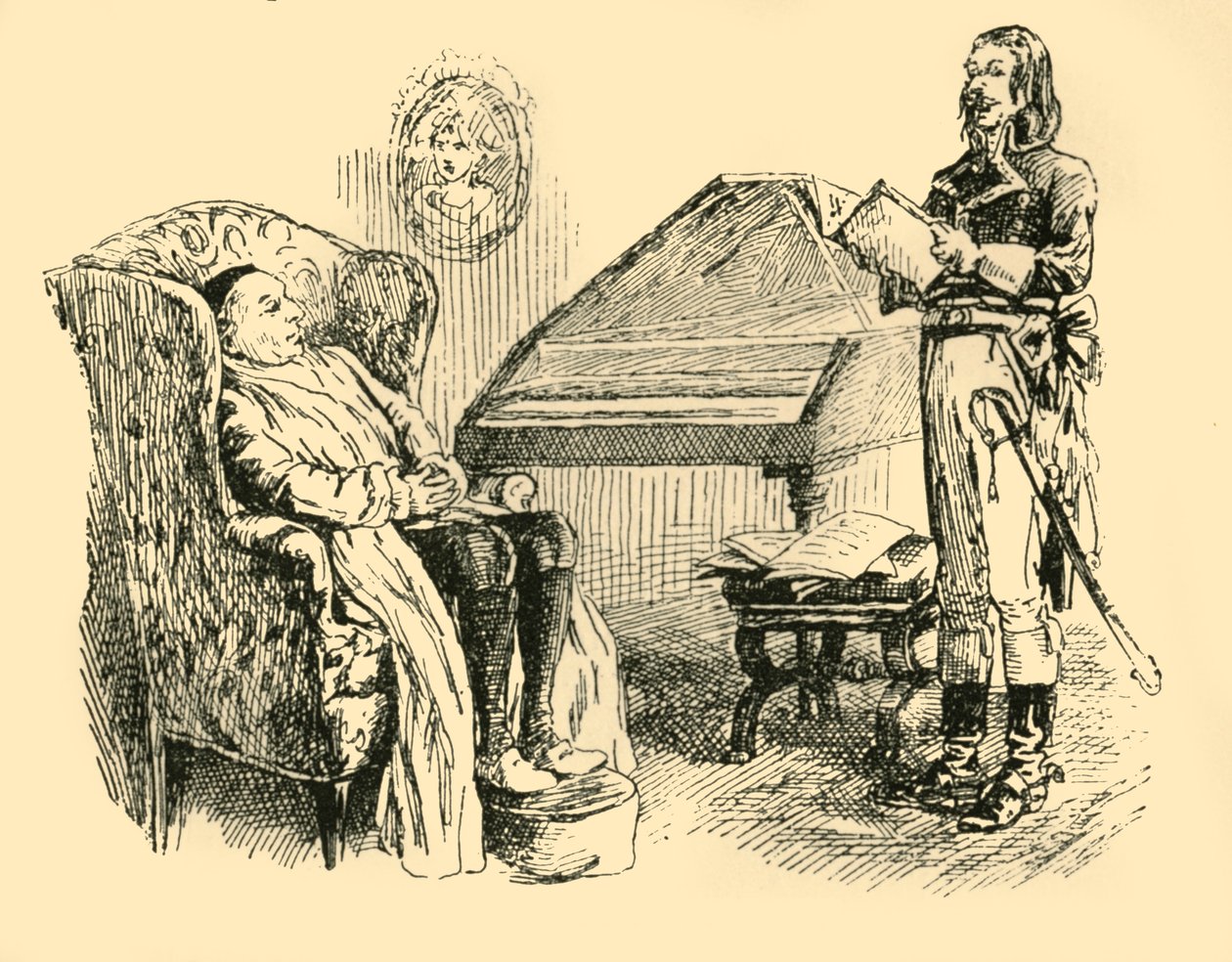 Haydnovy oči se zalily slzami, 1907. od Unbekannt