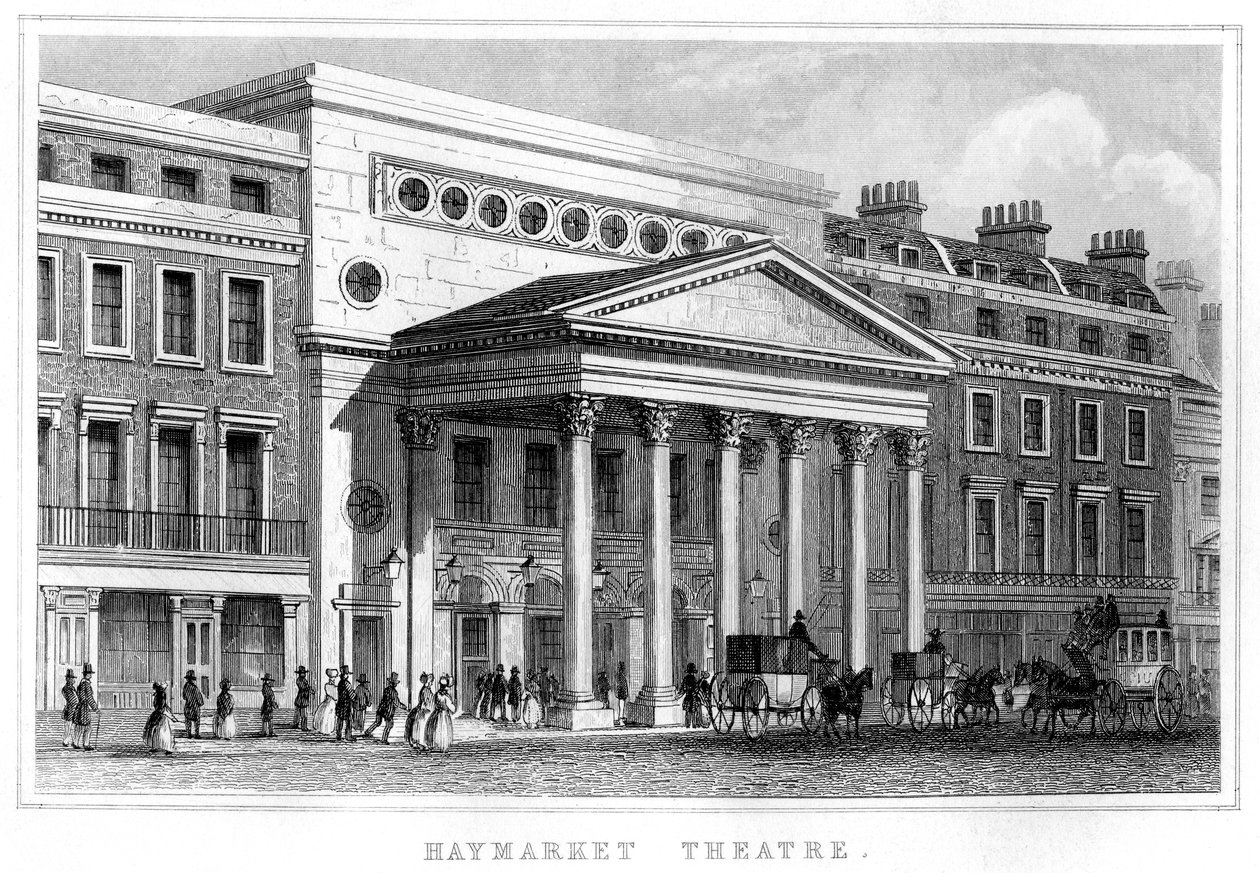 Haymarket Theatre, Westminster, Londýn, 19. století od Unbekannt