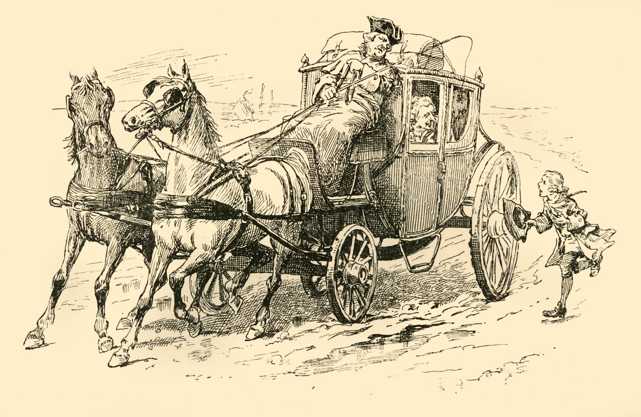 Zavolal na kočího, aby zastavil, 1907. od Unbekannt