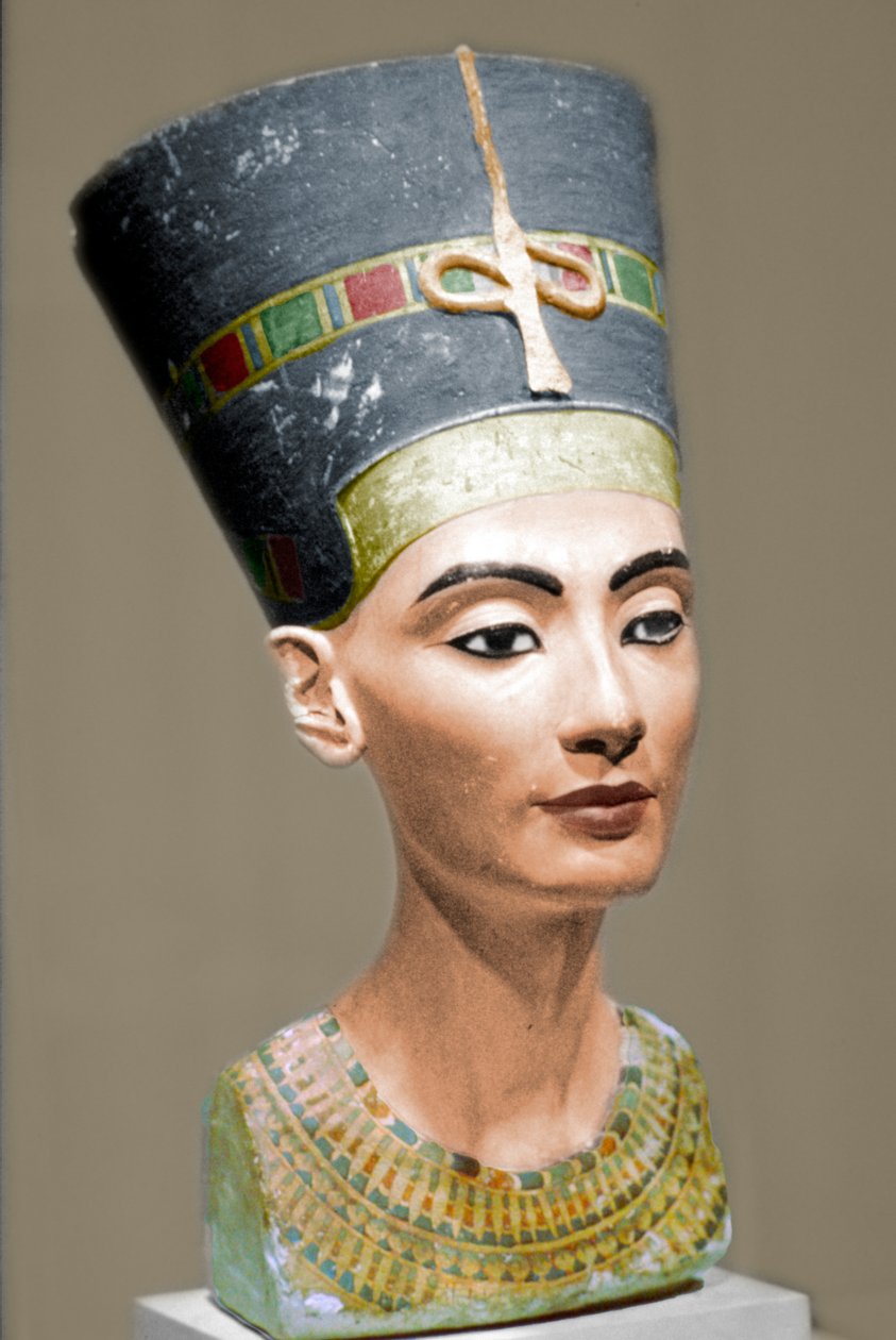 Hlava egyptské královny Nefertiti od Unbekannt
