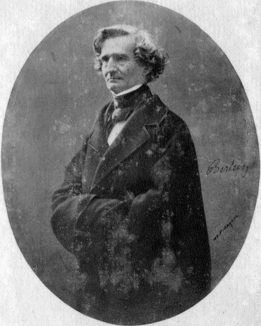 Hector Berlioz, francouzský romantický skladatel, c1845-1869 od Unbekannt