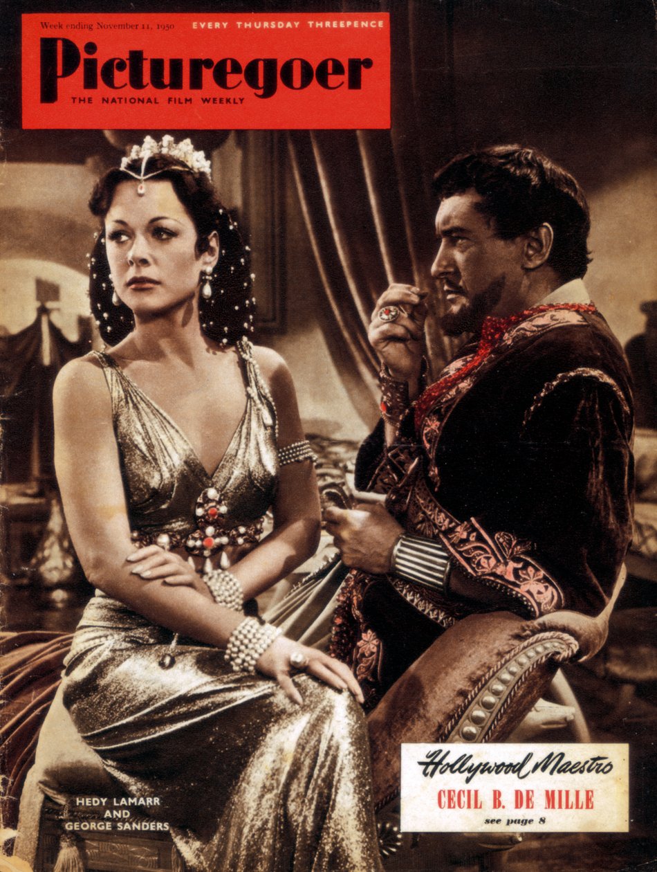 Hedy Lamarr 1914-2000 a George Sanders 1906-1972, herci, 1950 od Unbekannt