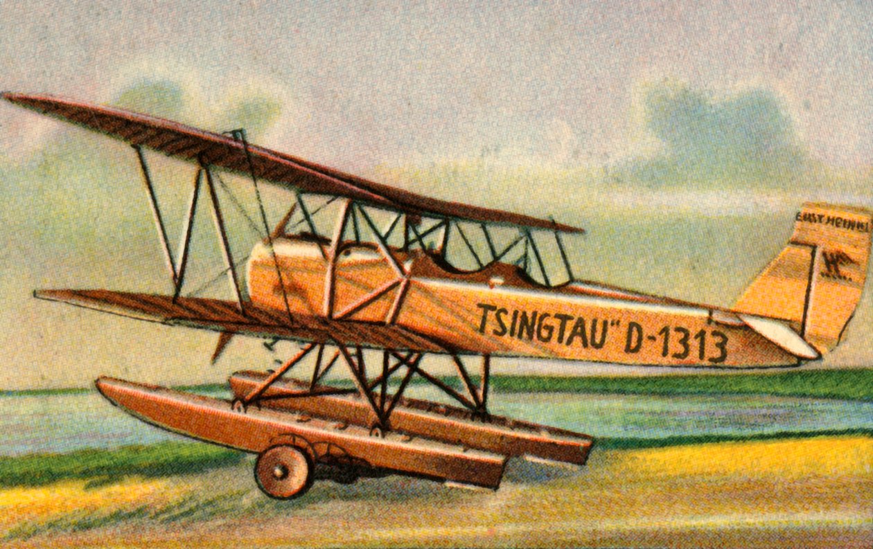 Hydroplán Heinkel HD 24 W Tsingtau, 20. léta, 1932. od Unbekannt