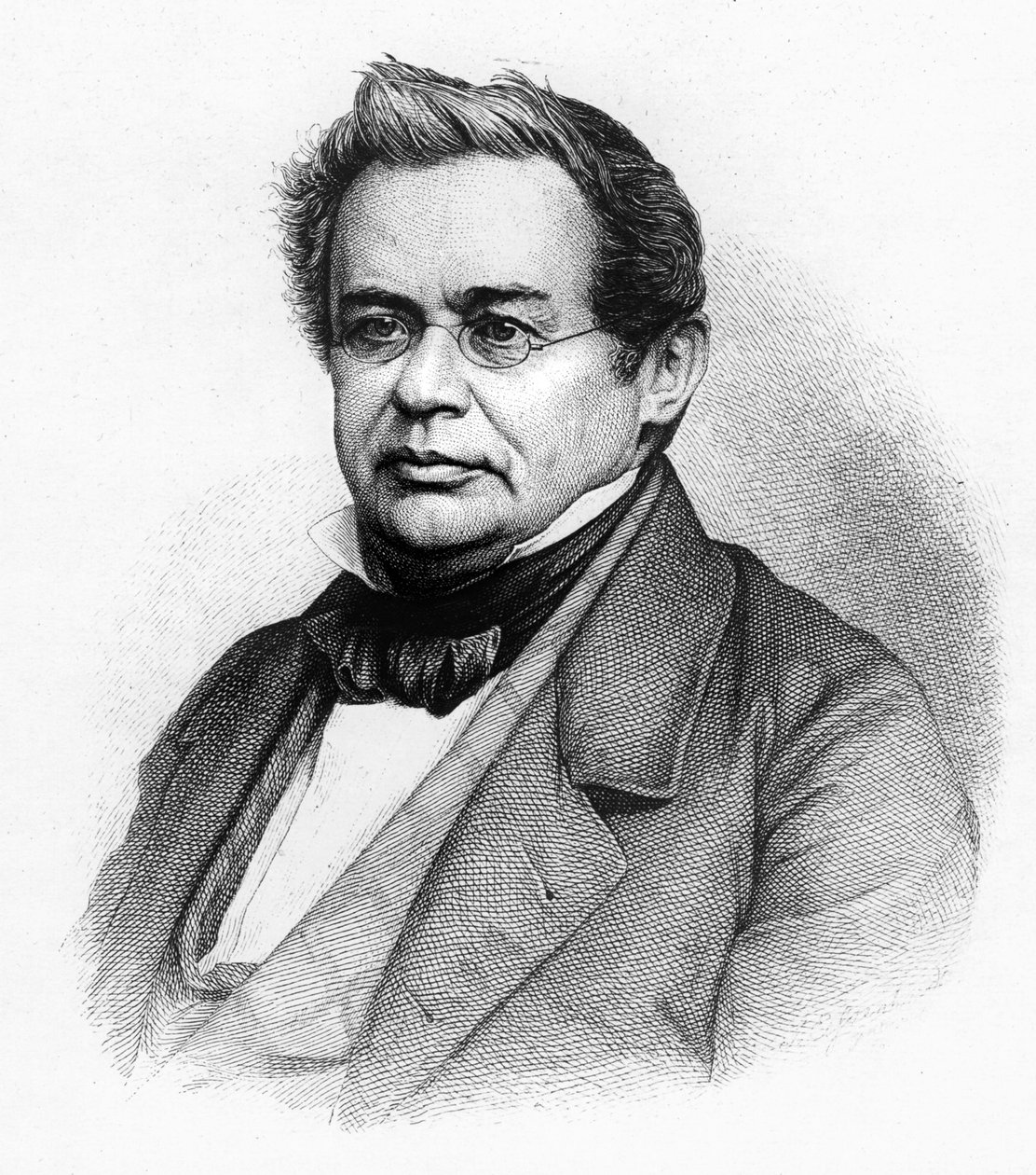 Heinrich Friedrich Emil Lenz, rusko-německý fyzik, 19. století od Unbekannt
