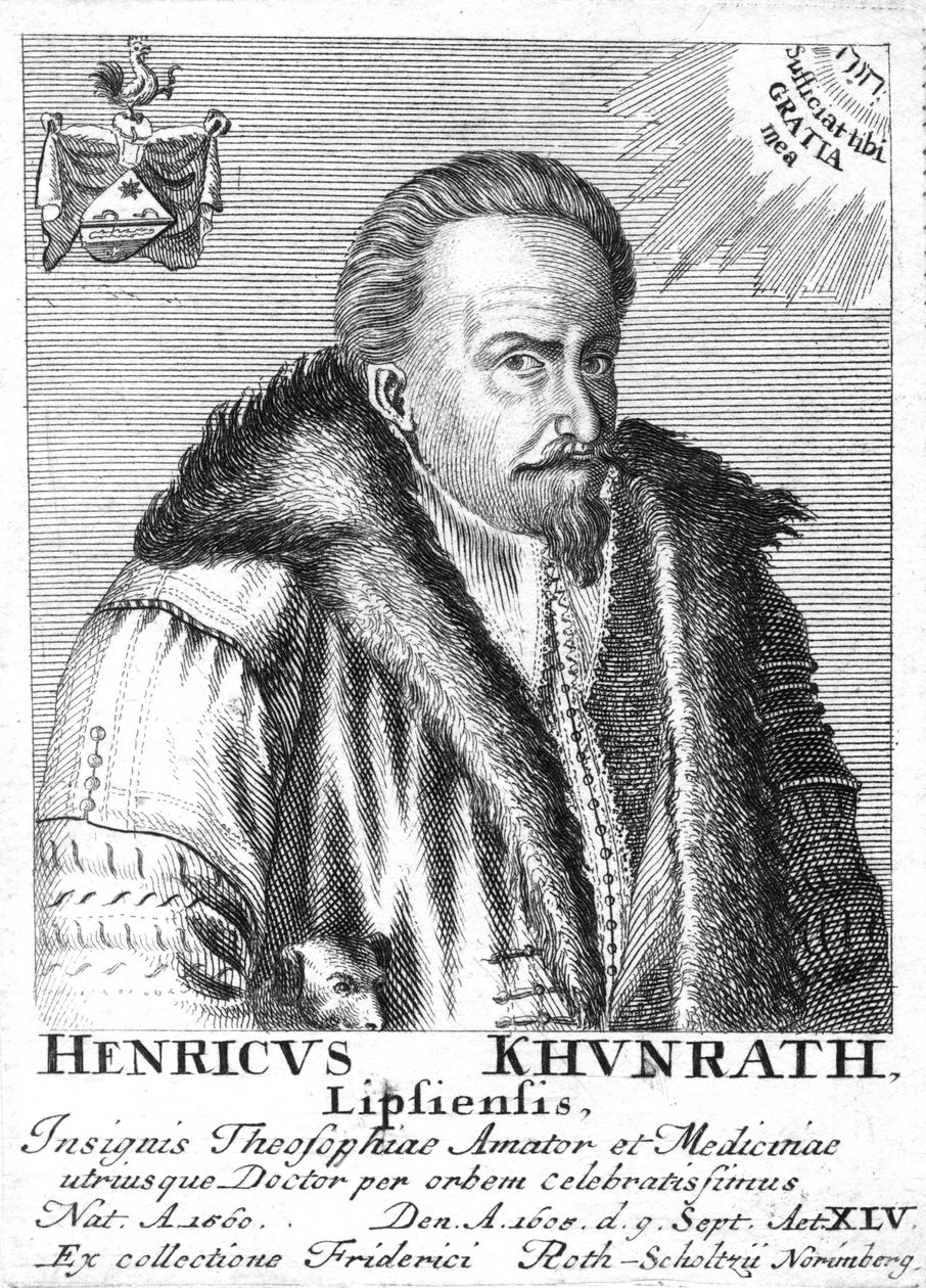 Heinrich Khunrath , německý chemik a alchymista, 1725 od Unbekannt