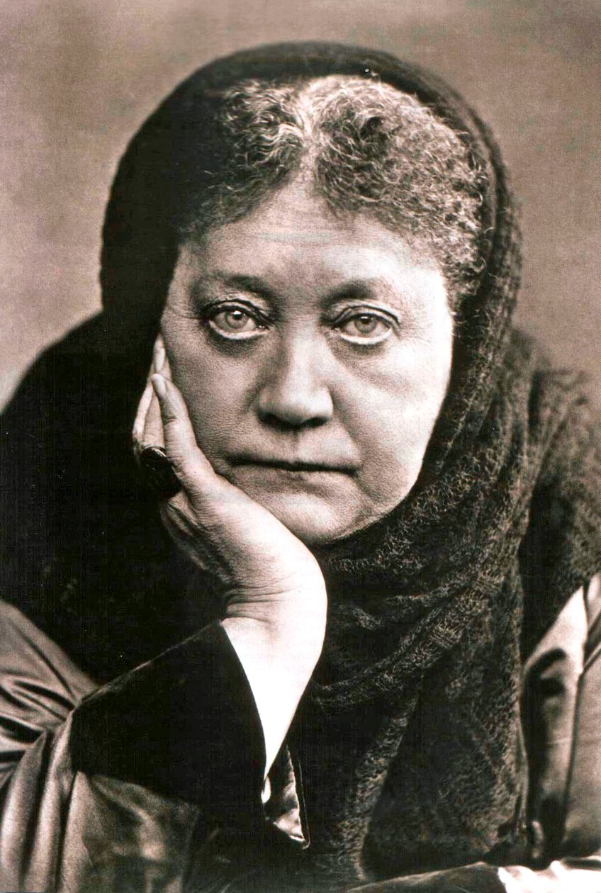 Helena Blavatsky, ruská autorka a zakladatelka Theosophy, 1889 od Unbekannt