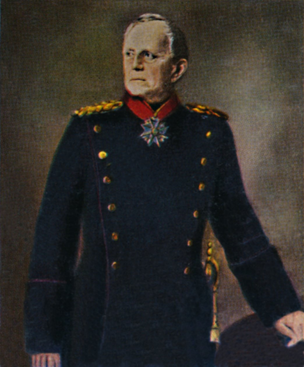 Helmuth von Moltke 1800-1891. - Obraz Lenbach, 1934. od Unbekannt