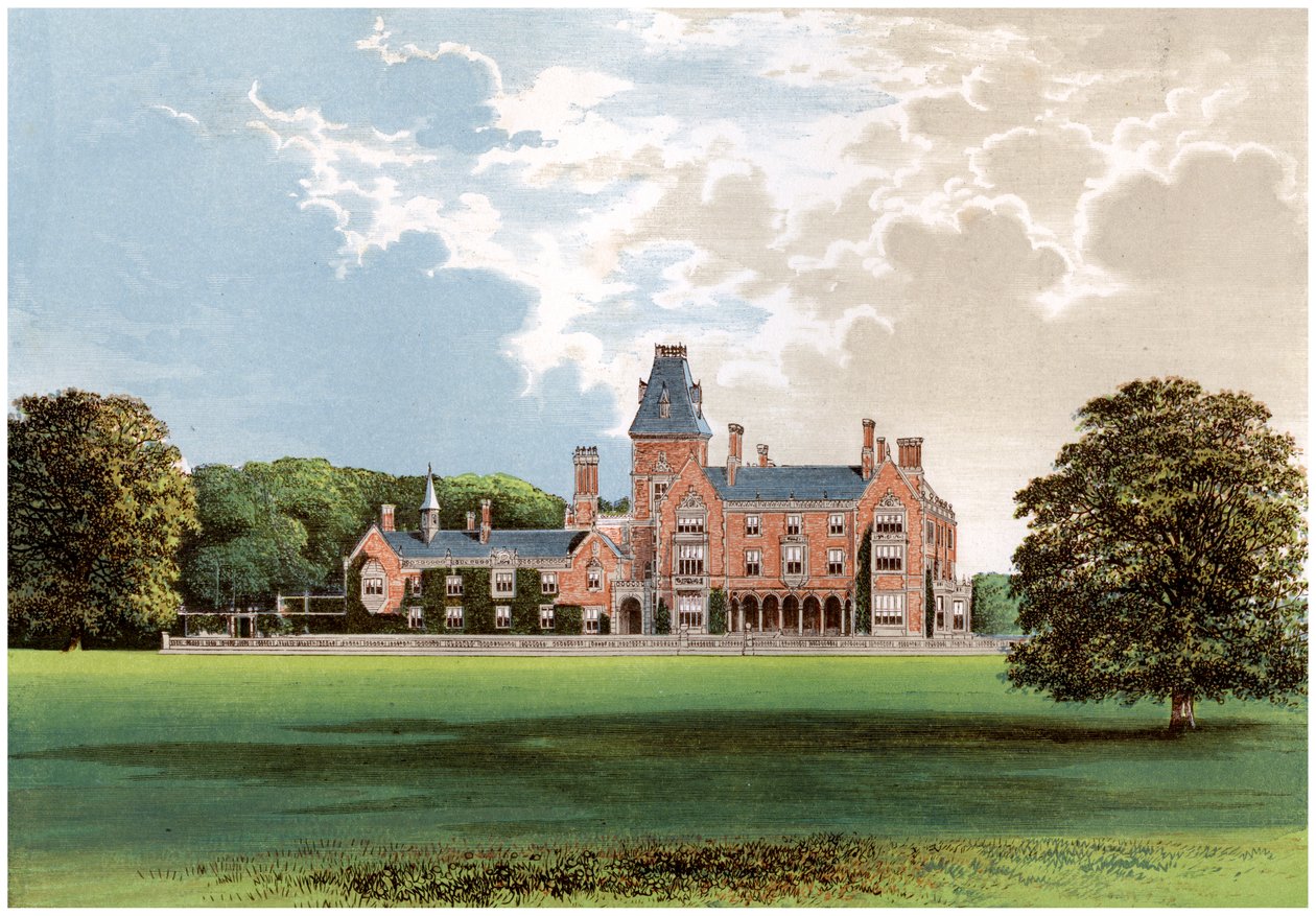 Hemsted Park, poblíž Staplehurst, Kent, domov vikomta Cranbrooka, c1880 od Unbekannt
