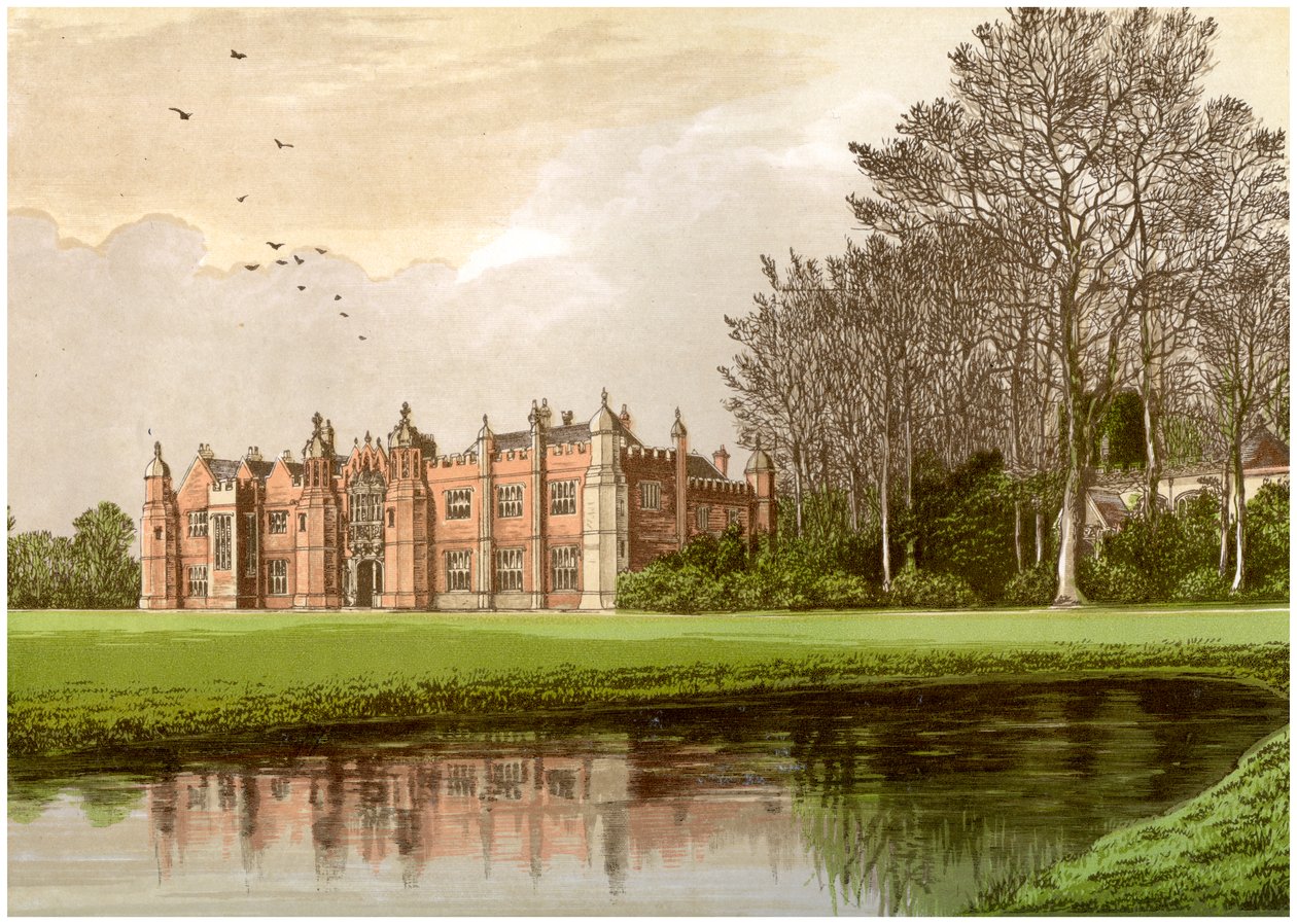 Hengrave Hall, Suffolk, domov rodiny Gage, c1880 od Unbekannt