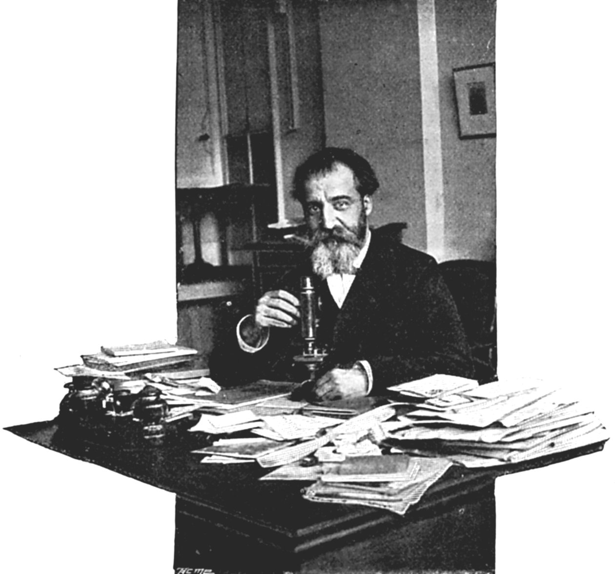 Henri Moissan, francouzský chemik, 1900 od Unbekannt