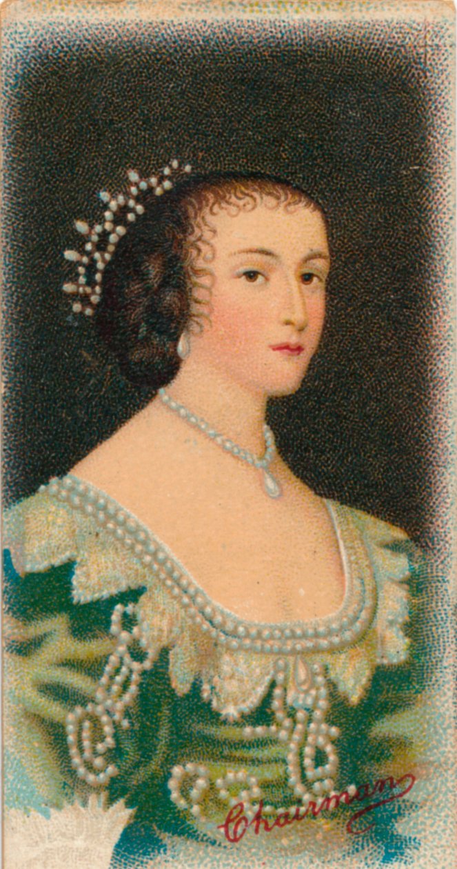 Henrietta Maria z Francie 1609-1669, královna choť Anglie, Skotska a Irska, 1912 od Unbekannt