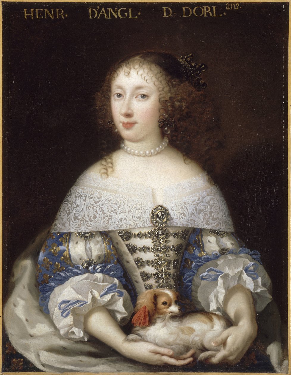 Henrietta Anglická, vévodkyně z Orléans 1644-1670, cca 1665. od Unbekannt
